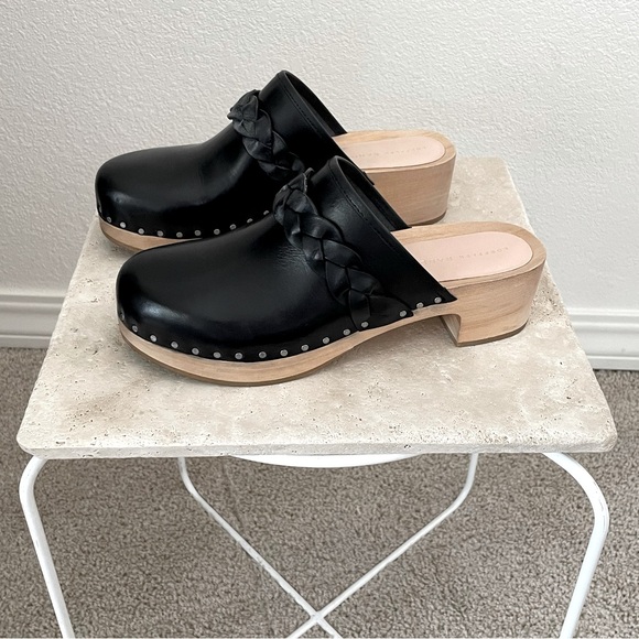 LOEFFLER RANDALL Polina Braided Clog in Black Leather - Picture 5 of 5